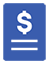 Icône de facture