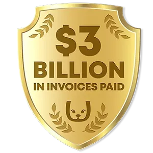 badge of 2 billion dollars in invoices paid