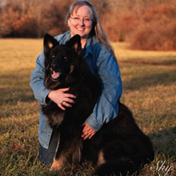 customer with dog