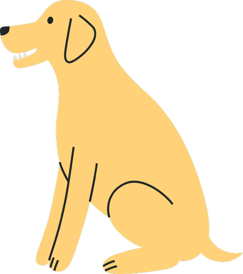 Illustration of a dog